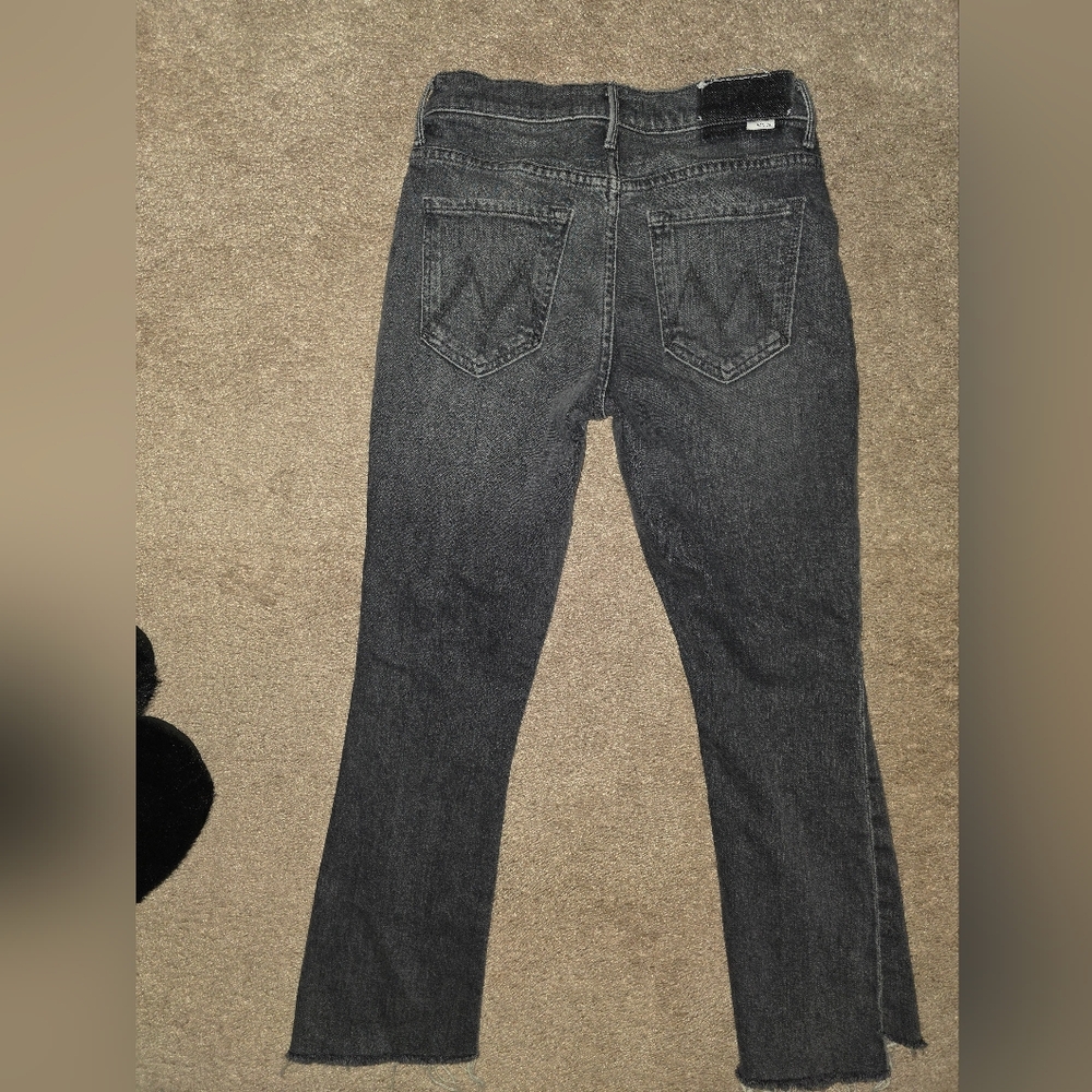 MOTHER Dark Gray Ankle Jeans - Picture 2 of 6